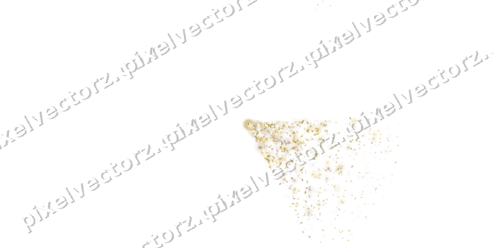Nahtloser Glitzerfächer aus Tropfen auf transparentem Grund