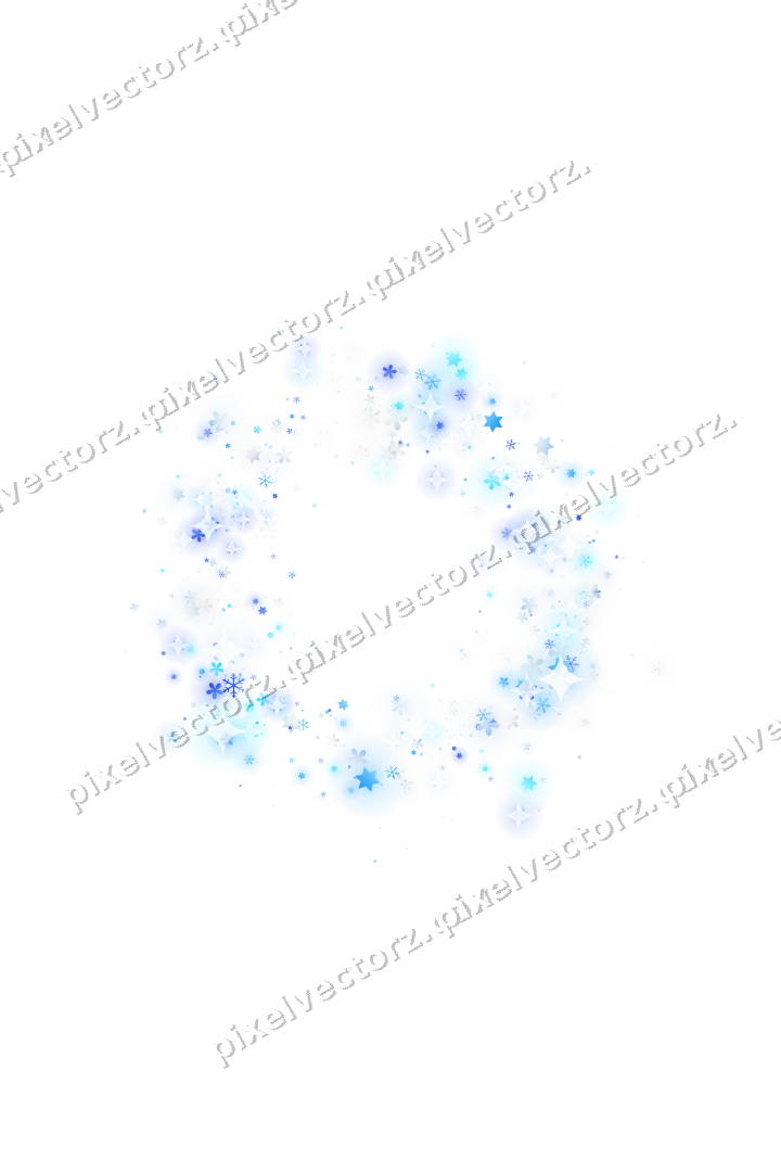 Nahtloser Glitzerkranz in Türkis und Blau auf transparentem Grund