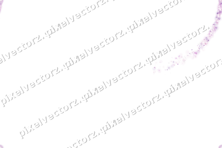 Nahtloser Sternenschweif in Magenta auf transparentem Grund