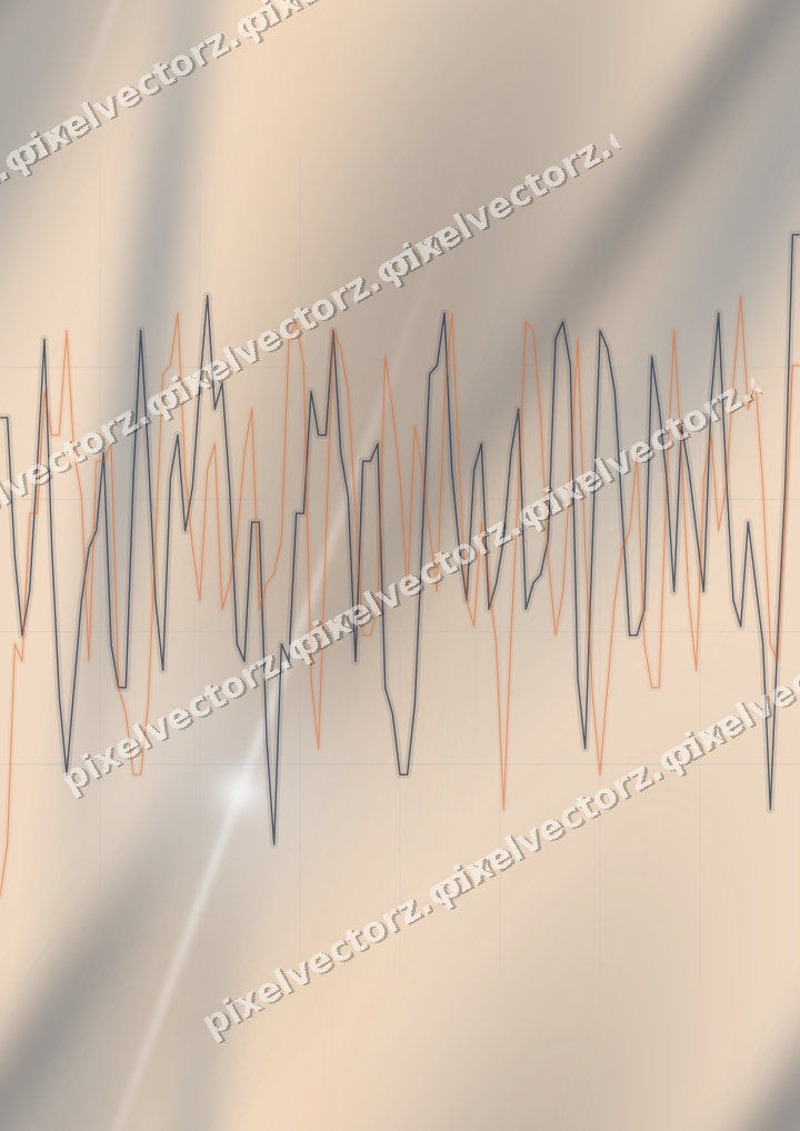 Nahtloser Pastell Diagramm Hintergrund in Dunkelblau und Orange