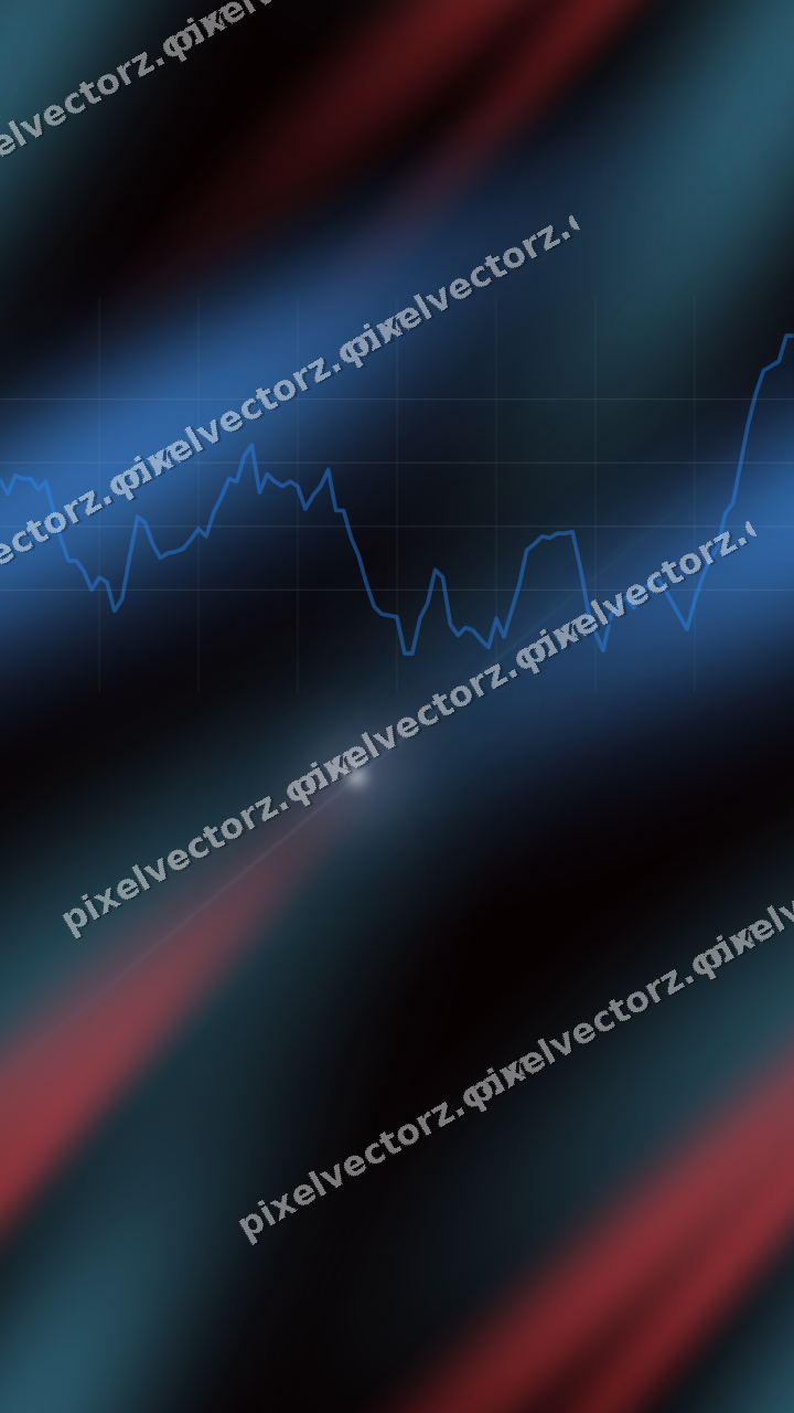 Nahtloser Neon Diagramm Hintergrund in Blau und Rot