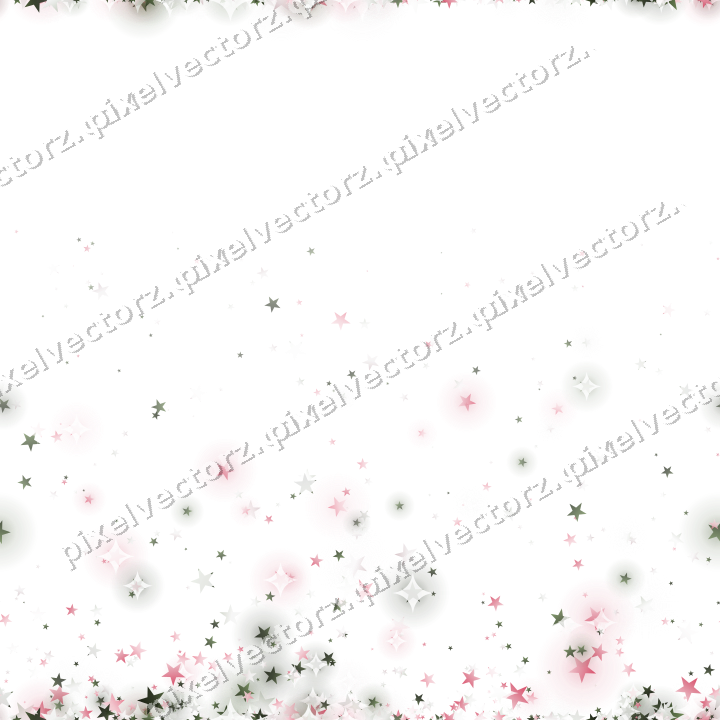 Nahtloser Glitzeraufstieg aus Sternen in Rosa auf transparentem Grund