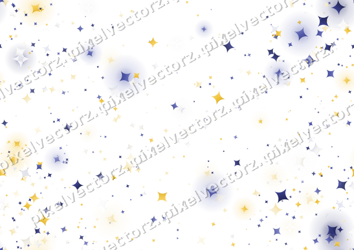Nahtloser Glitzerkranz aus Funken auf transparentem Grund