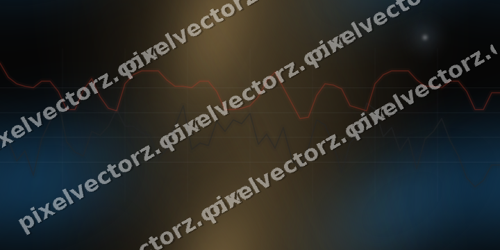 Nahtloser Neon Diagramm Hintergrund in Blau und Rot