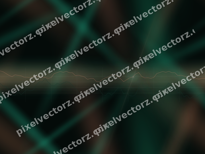 Nahtloser Neon Diagramm Hintergrund in Grün und Orange