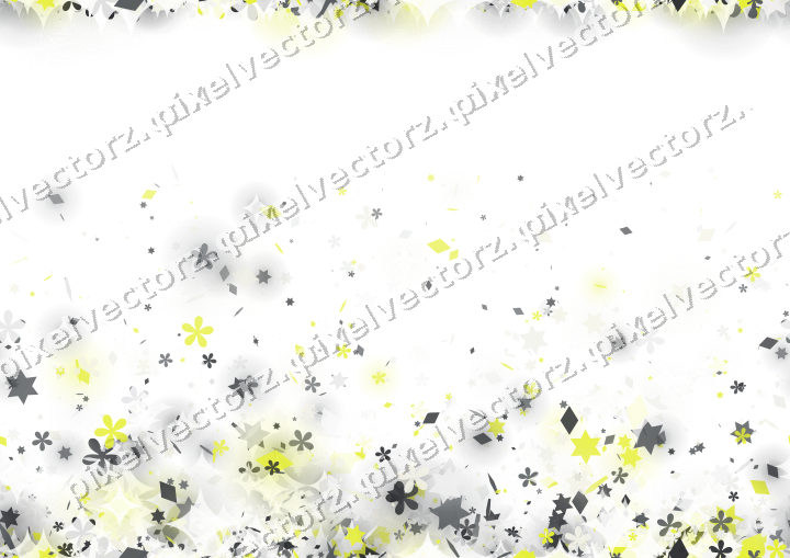 Nahtloser Glitzeraufstieg in Gelb und Grau auf transparentem Grund