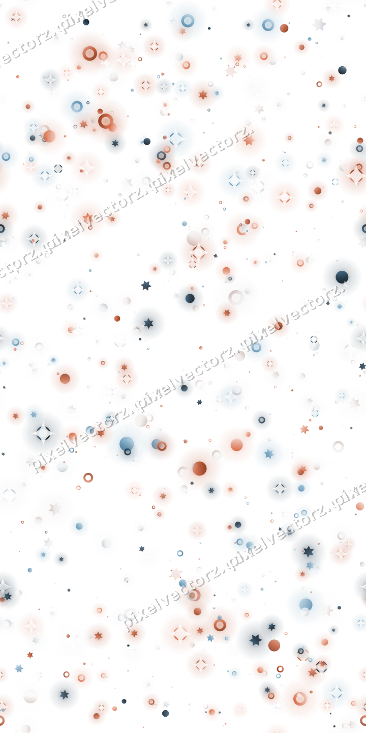 Nahtlose Glitzerstreuung in Orange und Türkis auf transparentem Grund
