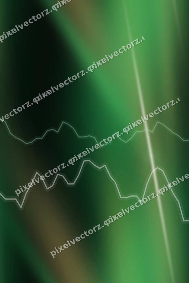 Nahtloser Neon Diagramm Hintergrund in Grün und Bernstein