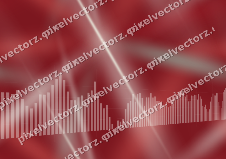 Nahtloser Neon Diagramm Hintergrund in Rot und Blasslimette