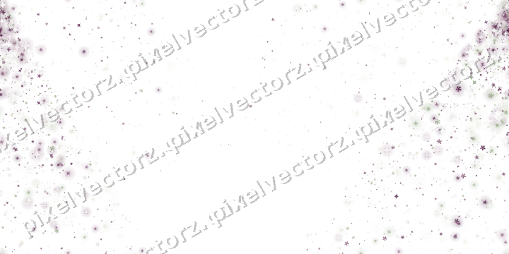 Nahtloser Glitzerfächer aus Sternen und Funken auf transparentem Grund
