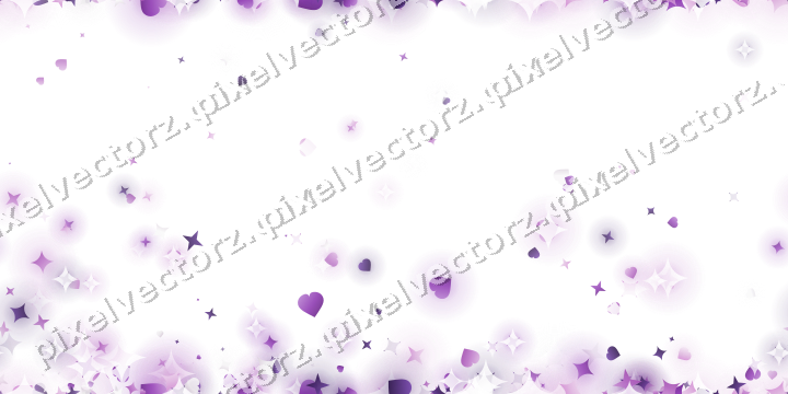 Nahtloser Glitzeraufstieg in Violett auf transparentem Grund