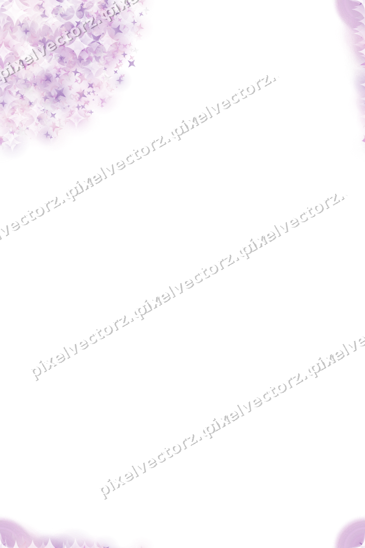 Nahtloser Glitzerfächer aus Sternen in Magenta auf transparentem Grund
