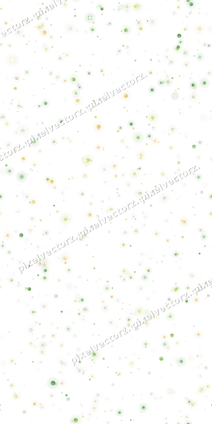 Nahtlose Glitzerstreuung in Limette und Gelb auf transparentem Grund