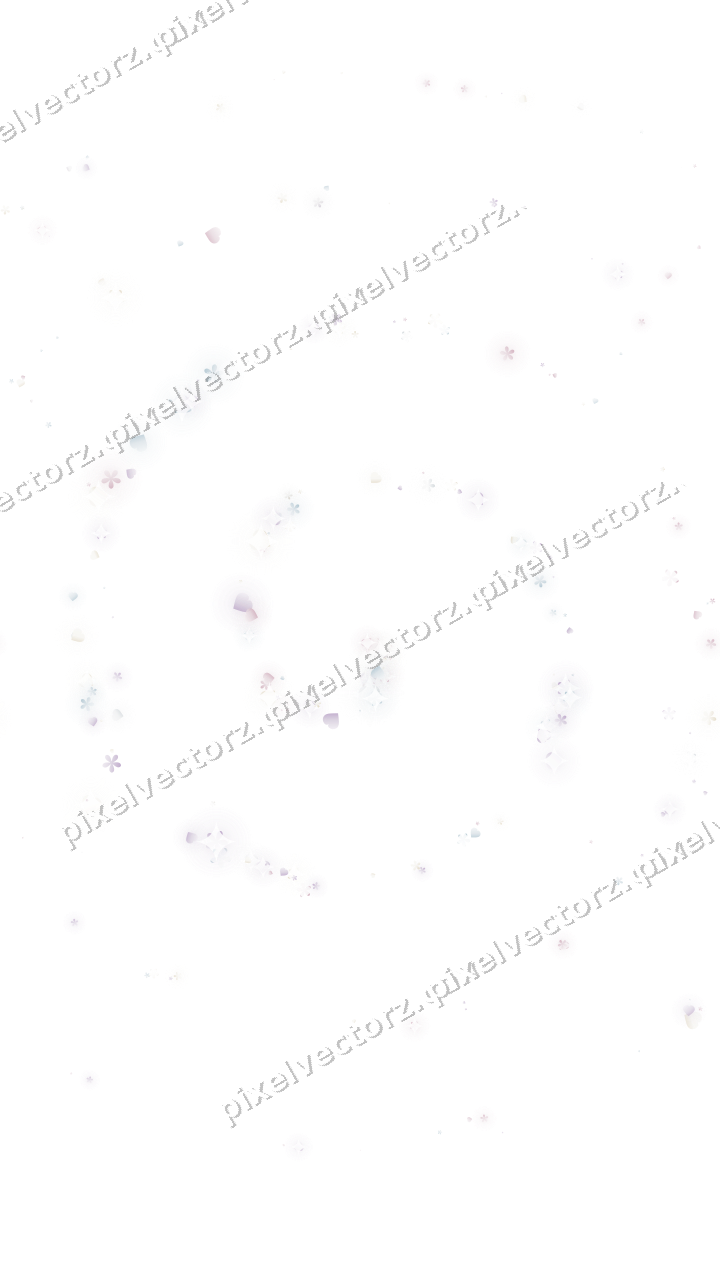 Nahtlose Glitzerspirale aus Herzen und Blüten auf transparentem Grund