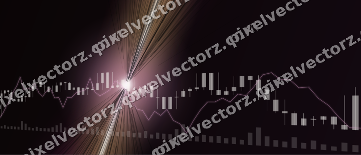 Leuchtender Neon Diagramm Hintergrund in Magenta und Bernstein