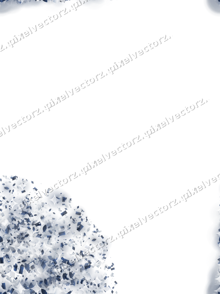 Nahtloser Glitzerfächer aus Tropfen und Rauten auf transparentem Grund