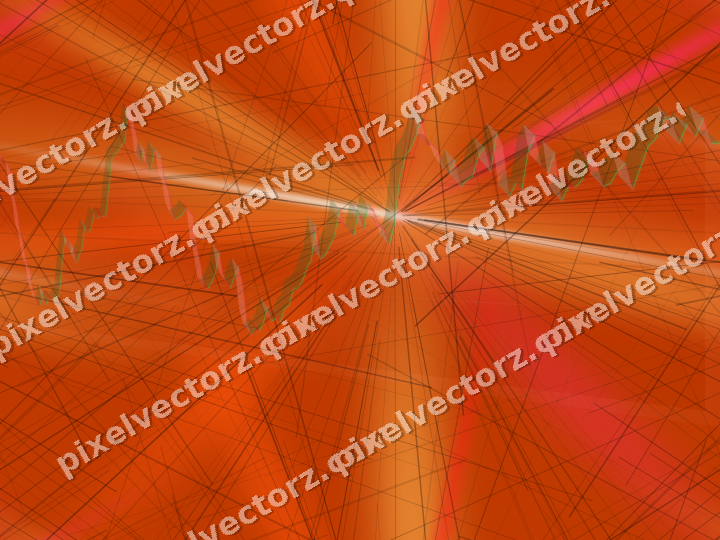 Nahtloser Neon Diagramm Hintergrund in Rot und Orange