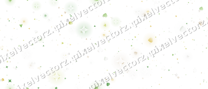 Nahtlose Glitzerstreuung aus Funken und Herzen auf transparentem Grund