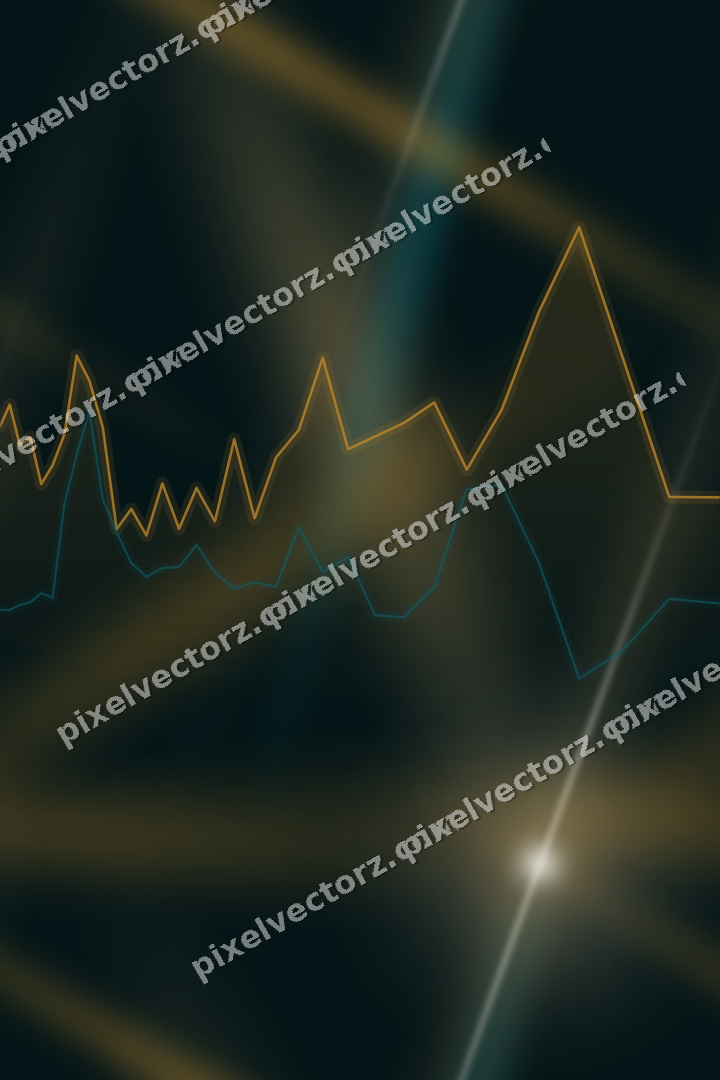 Nahtloser Neon Diagramm Hintergrund in Bernstein und Petrol