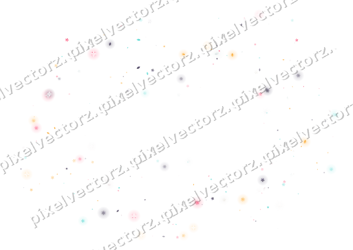 Nahtloser Glitzerrahmen in Rosa und Bernstein auf transparentem Grund