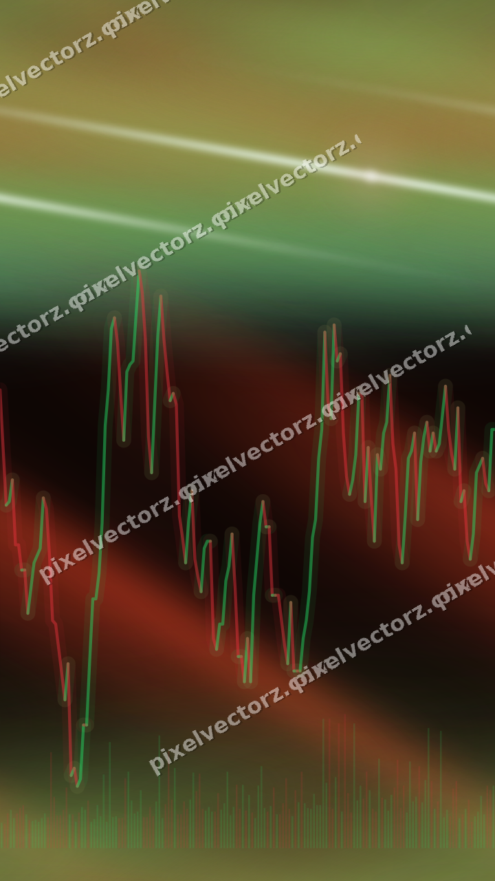 Nahtloser Neon Diagramm Hintergrund in Rot und Orange