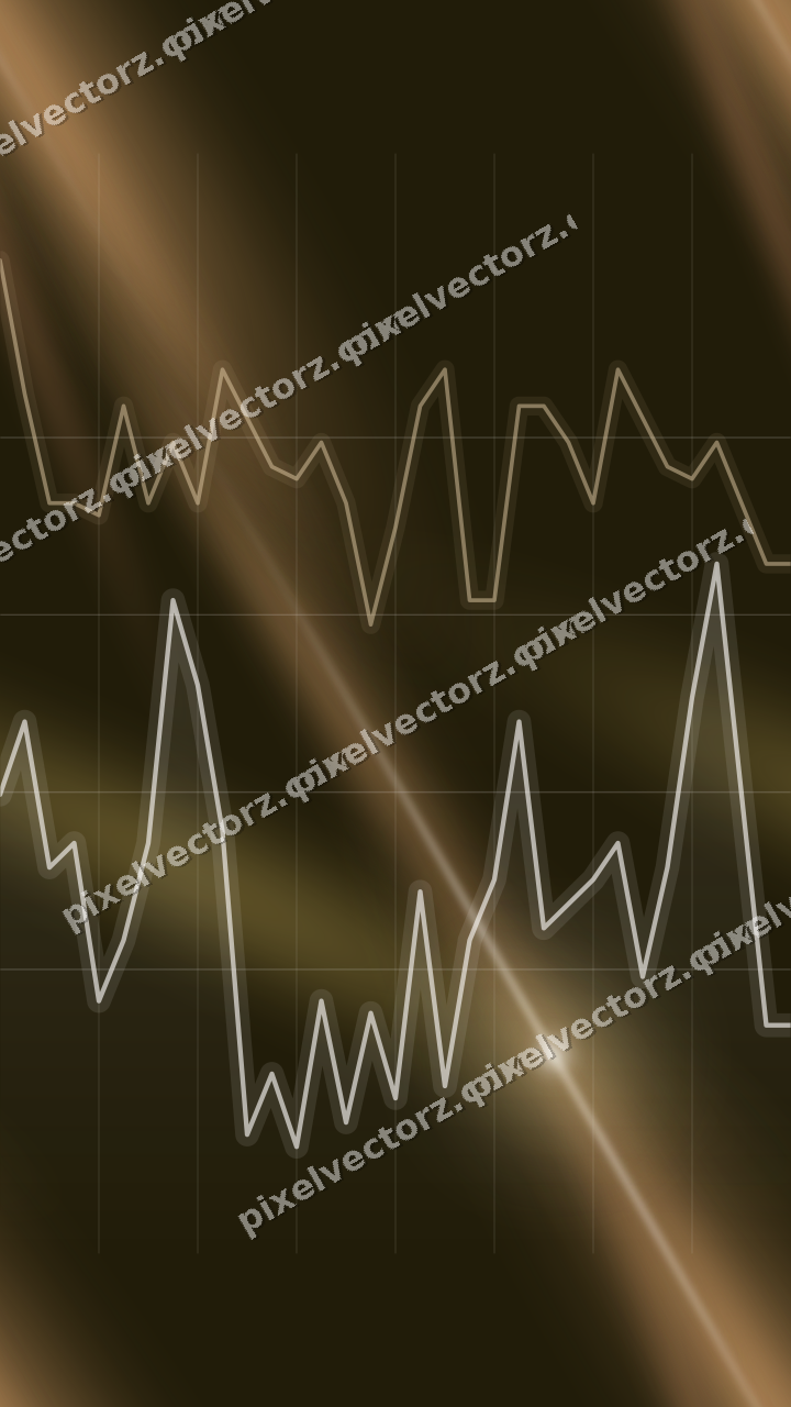 Nahtloser Neon Diagramm Hintergrund in Bernstein und Orange