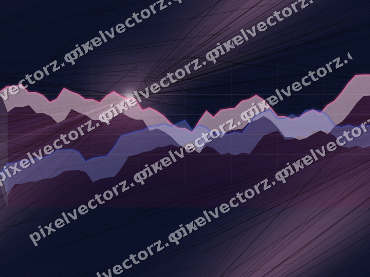 Nahtloser Neon Diagramm Hintergrund in Rosa und Blau