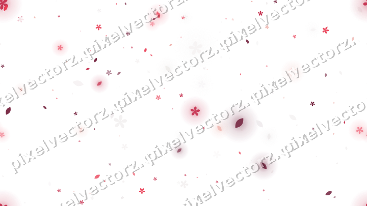 Nahtlose Glitzerstreuung in Rosa und Rot auf transparentem Grund