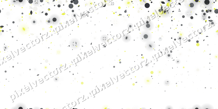Nahtloser Glitzerregen aus Tropfen und Punkten auf transparentem Grund