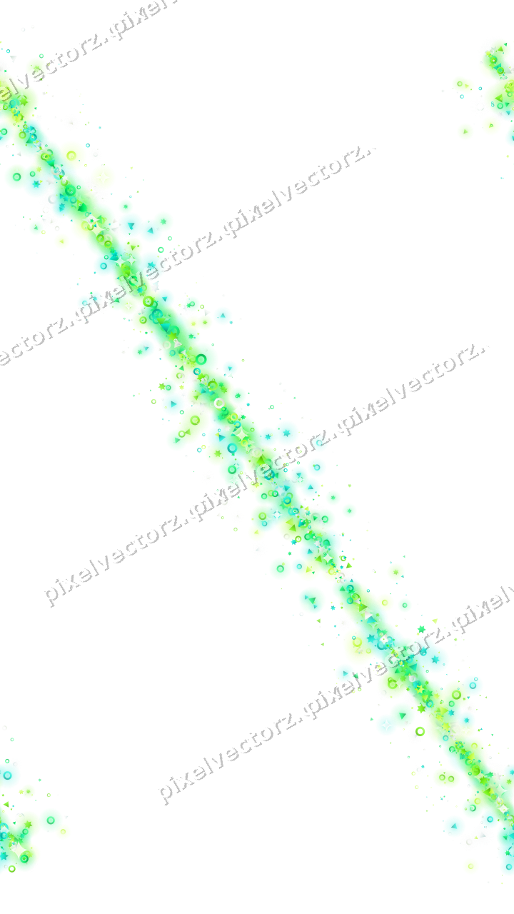 Nahtloses Glitzerband aus Sternen und Ringen auf transparentem Grund