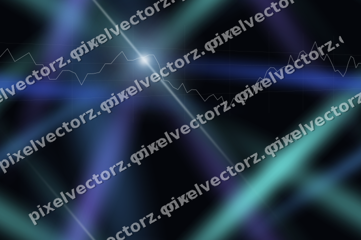 Nahtloser Neon Diagramm Hintergrund in Blau und Türkis