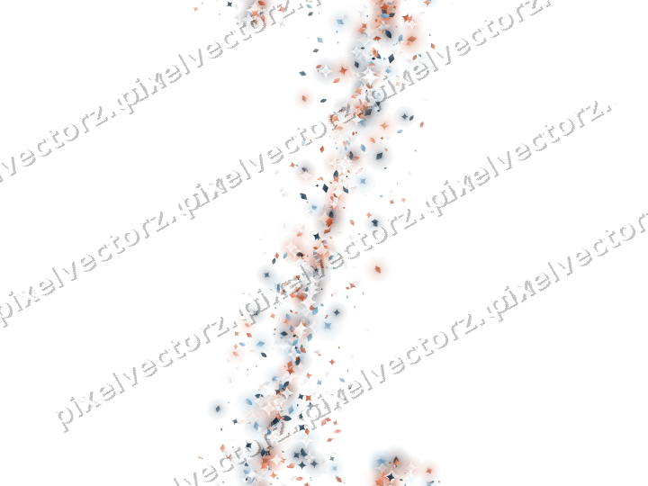 Nahtloses Glitzerband aus Funken und Tropfen auf transparentem Grund
