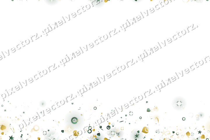 Nahtloser Glitzeraufstieg in Dunkelgrün auf transparentem Grund