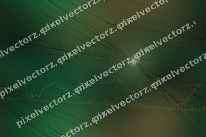 Nahtloser Neon Diagramm Hintergrund in Bernstein und Grün