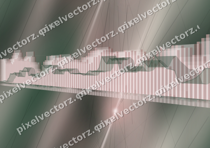 Nahtloser Neon Diagramm Hintergrund in Rot und Dunkelgrün