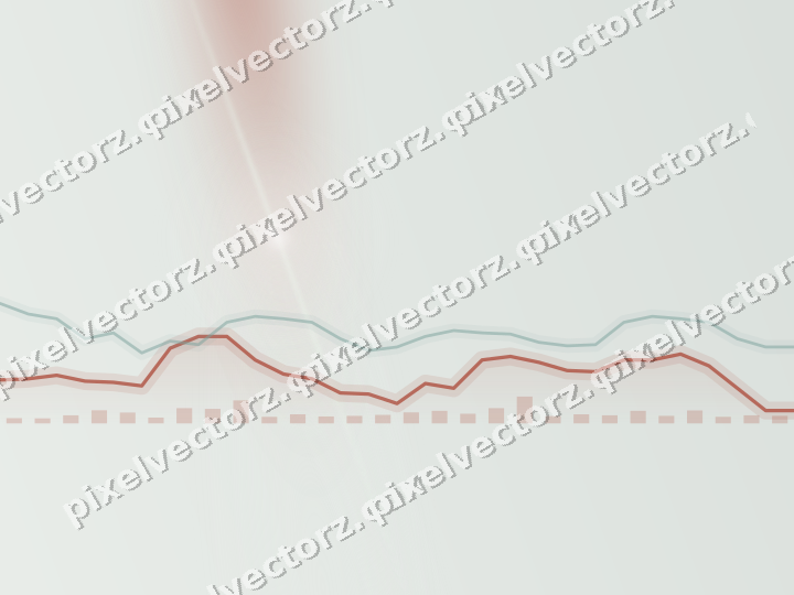 Zarter Pastell Diagramm Hintergrund in Rot und Orange