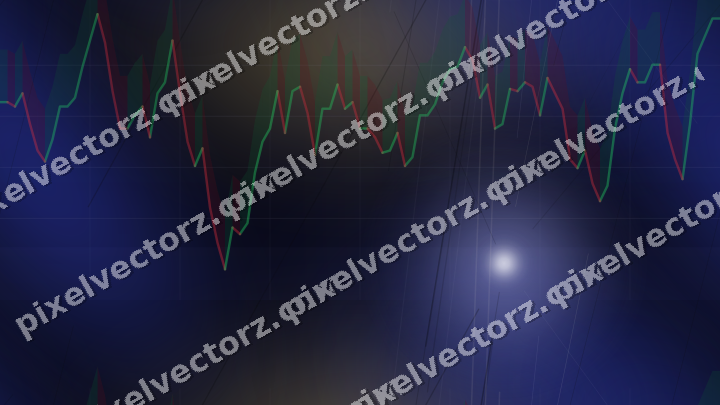 Nahtloser Neon Diagramm Hintergrund in Blau und Bernstein