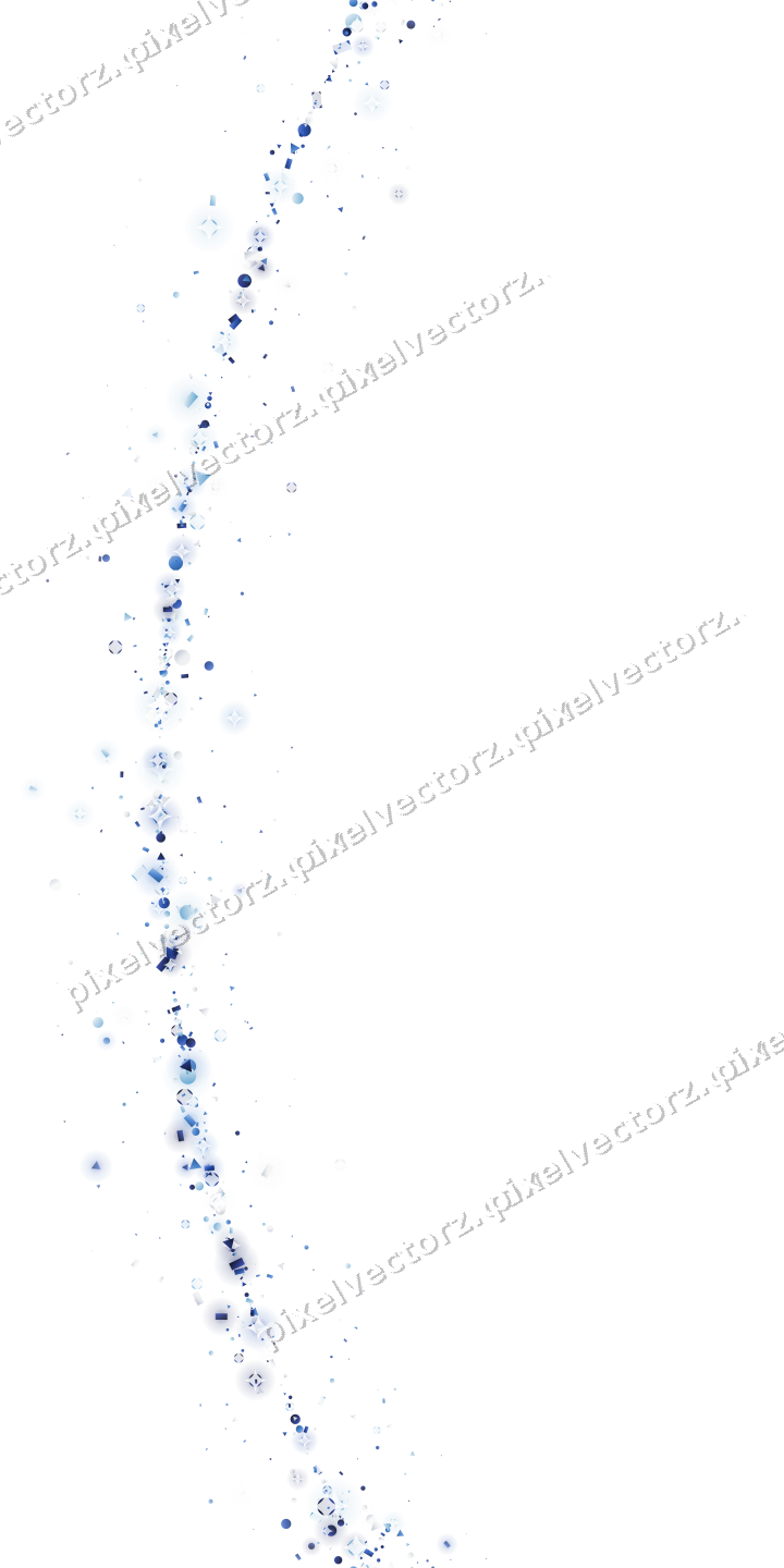 Nahtloser Glitzerbogen in Blau und Türkis auf transparentem Grund