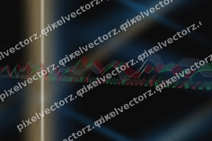 Nahtloser Neon Diagramm Hintergrund in Blau und Rot