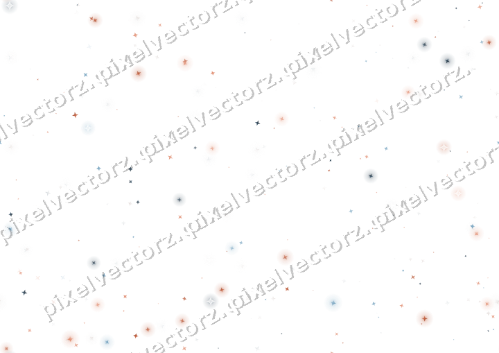 Nahtlose Glitzerstreuung in Orange und Türkis auf transparentem Grund