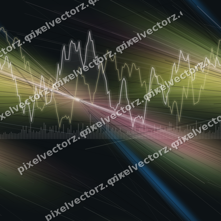 Nahtloser Neon Diagramm Hintergrund in Limette und Bernstein