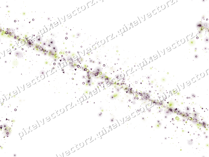 Nahtloses Glitzerband aus Funken und Ringen auf transparentem Grund