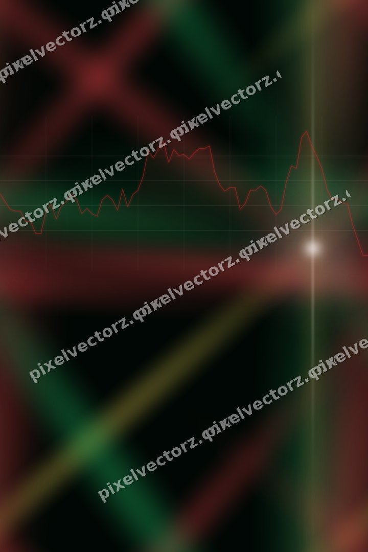Nahtloser Neon Diagramm Hintergrund in Rot und Orange