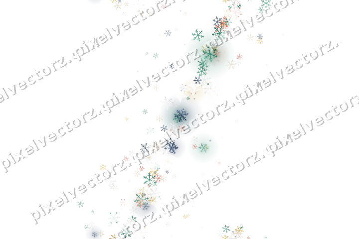 Nahtloses Glitzerband aus Schneeflocken auf transparentem Grund