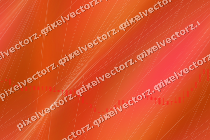 Nahtloser Neon Diagramm Hintergrund in Rot und Orange