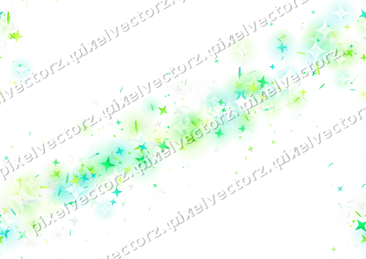 Nahtloses Glitzerband in Grün und Limette auf transparentem Grund
