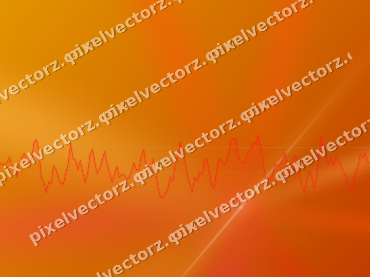Leuchtender Neon Diagramm Hintergrund in Rot und Orange