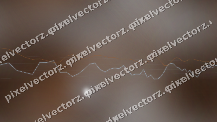 Nahtloser Neon Diagramm Hintergrund in Blau und Orange