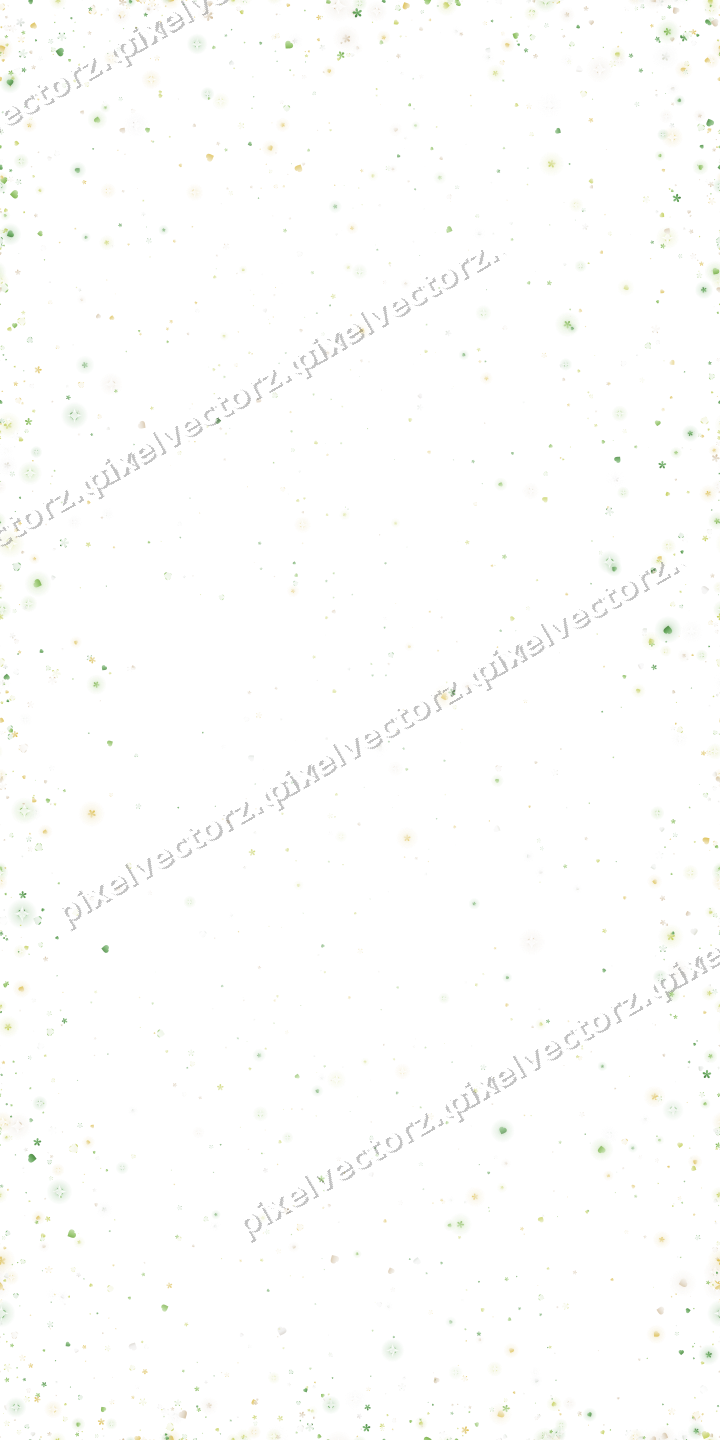 Nahtlose Glitzervignette aus Herzen und Blüten auf transparentem Grund