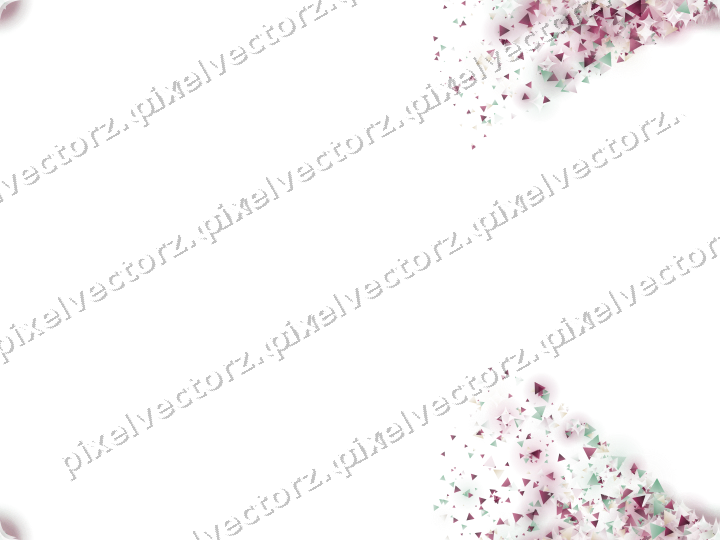 Nahtloser Glitzerfächer aus Dreiecken auf transparentem Grund